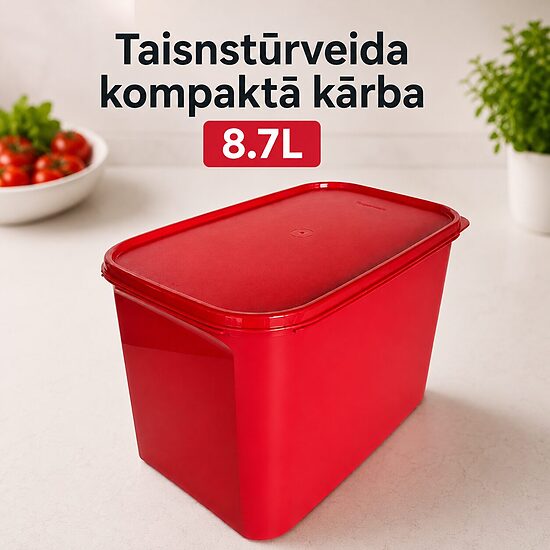 Taisnstūrveida kompaktā kārba 8.7l (atlaide -39%)
